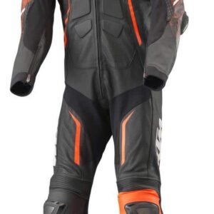 KTM Black Motorcycle Racing Leather Suit