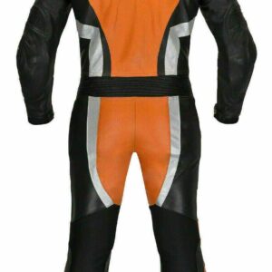 KTM Motorcycle Orange And Black Racing Leather Suit