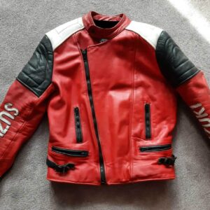 Suzuki Grand Prix Biker Leather Jacket