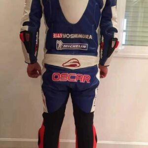 Suzuki Yoshimura Motorcycle Racing Leather Suit