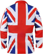 Union Jack Flag Classic Style Cotton Jacket Back