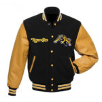 Black Gold Hamilton Tiger Cats CFL Team Varsity Jacket