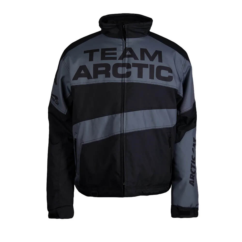 Black Gray Team Arctic Racing Textile Jacket (1) Black Gray Team Arctic Racing Textile Jacket