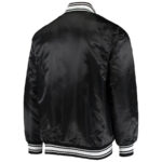 Black New York Jets Locker Room Satin Jacket