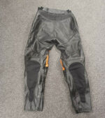Black Orange Honda Motorcycle Racing Leather Pant