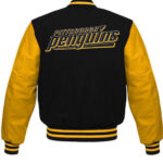 Black Yellow Pittsburgh Penguins Varsity Jacket
