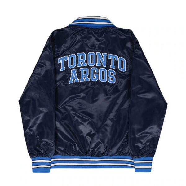 CFL Team Toronto Argonauts Blue Satin Jacket