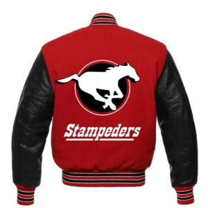 CFL Team Calgary Stampeders Varsity Jacket