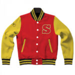 Clark Kent Crows Smallville Varsity Jacket Front