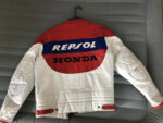 HRC Honda Repsol Motorcycle Racing Leather Jacket
