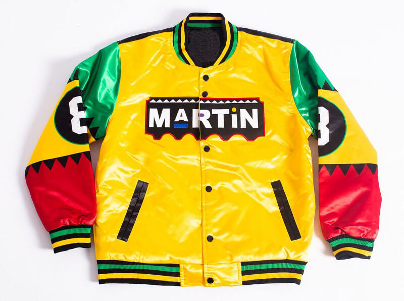 Maker of Jacket Satin Jackets Headgear Classic Yellow Martin 8 Ball