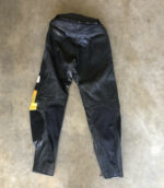 Honda Motorcycle Black And Yellow Leather Pant