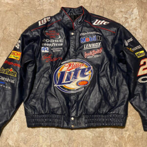 Jeff Hamilton NASCAR Rusty Wallace Miller Lite Jacket