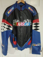 Jeff Hamilton Nascar Black Leather Jacket