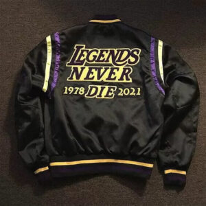Kobe Bryant Mamba Legend Never Die 1978-2021 Jacket Back