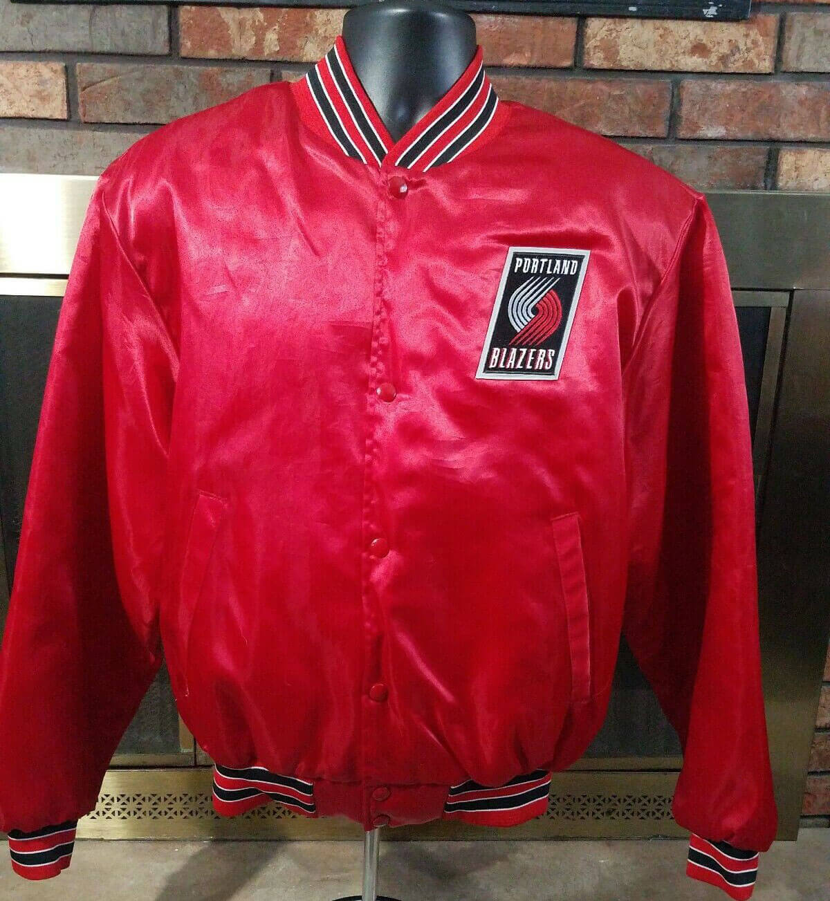 vintage trail blazers jacket