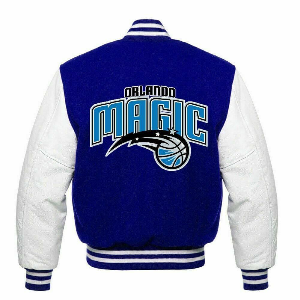 Blue Black NBA Orlando Magic Team Varsity Jacket - Maker of Jacket