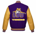 NCAA Team Louisiana State Tigers Varsity Jacket Back