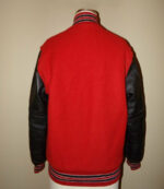 NCAA Team Louisville Cardinals Letterman Varsity Jacket Back