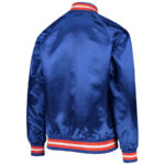 NFL Denver Broncos Blue Satin Jacket