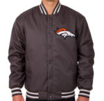 NFL Denver Broncos Brown Textile Jacket
