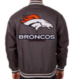 NFL Denver Broncos Brown Textile Jacket