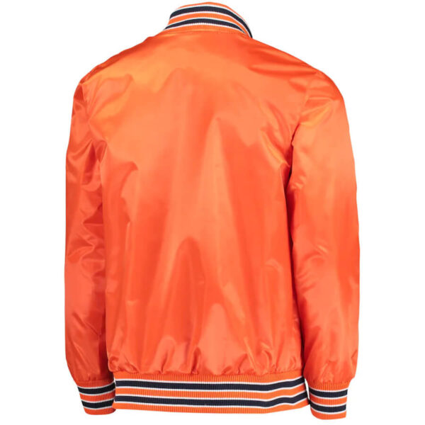 NFL Denver Broncos Orange Satin Jacket