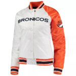 NFL Denver Broncos Satin Snap Jacket