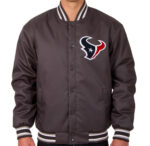 NFL Houston Texans Brown Textile Jacket