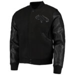 NFL Team Denver Broncos Black Varsity Jacket