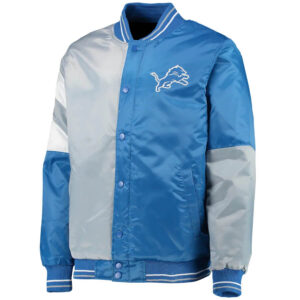 NFL Team Detroit Lions Satin Jacket