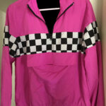 Nascar Checkered Pink Windbreaker Jacket