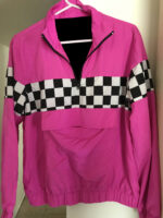 Nascar Checkered Pink Windbreaker Jacket