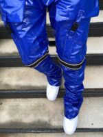 Nip Blue Ellie Leather Pant