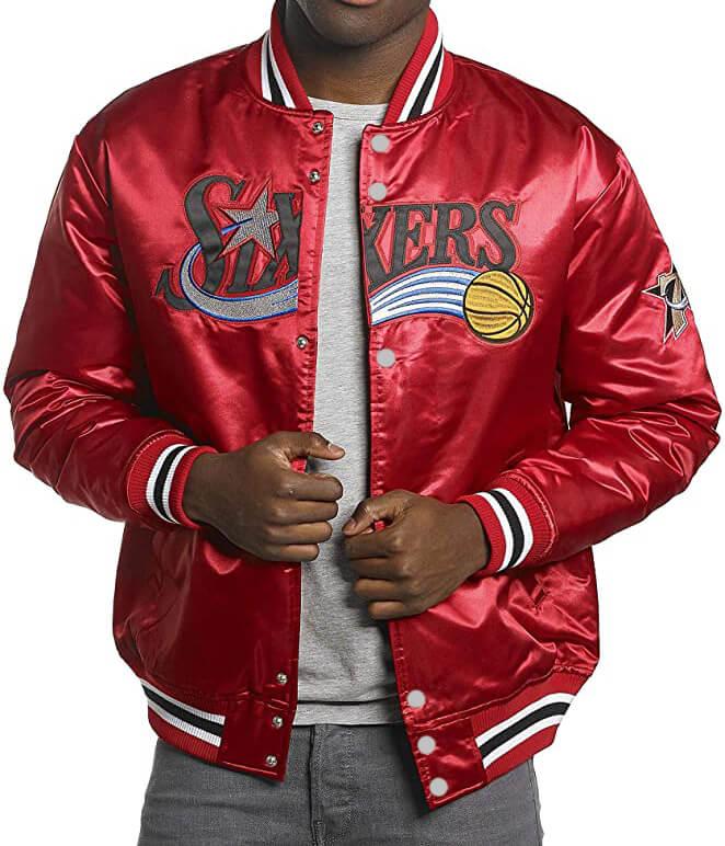 The Genuine Leather Philadelphia 76ers Pullover Hoodie
