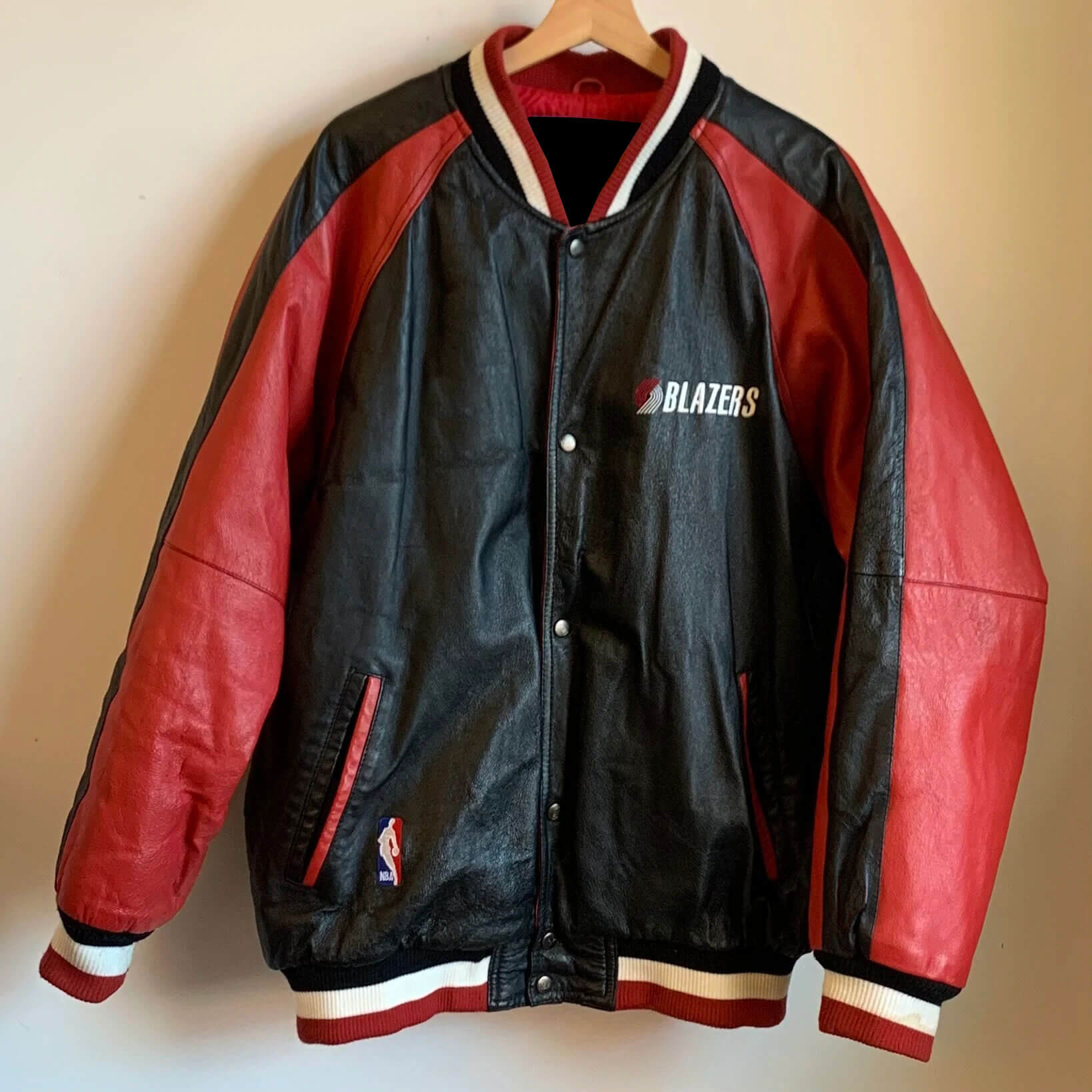 vintage trail blazers jacket