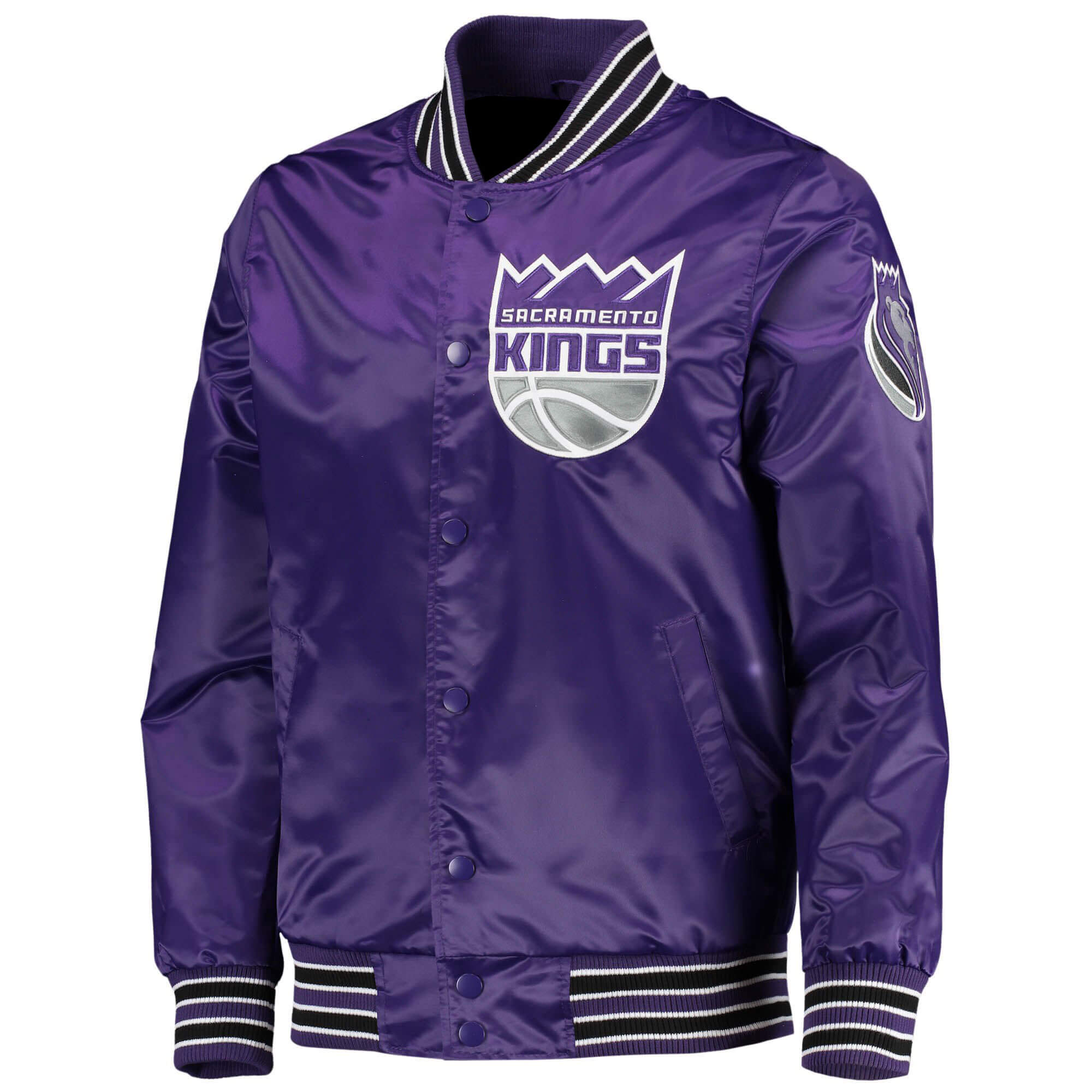 Sacramento Kings Hardwood Classics Satin Jacket