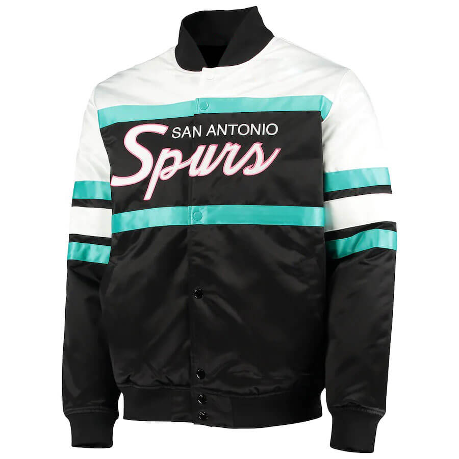 spurs satin jacket