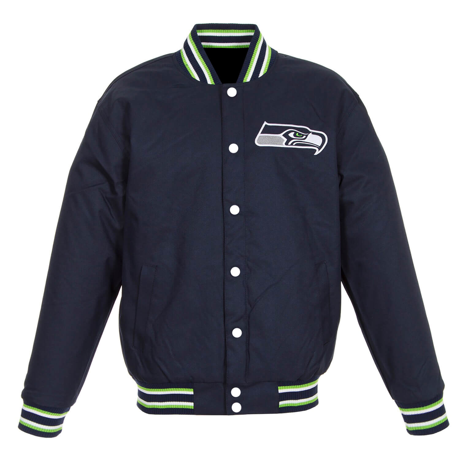 Seattle Seahawks NFL Team Textile Jacket Seattle Seahawks NFL Team Textile Jacket Front