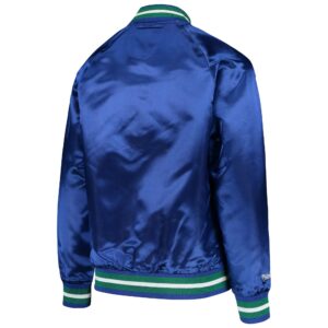 Seattle Seahawks Youth Lightweight Satin Jacket Back
