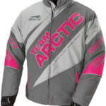 Team Arctic Racing Gray And Pink Textile Jacket