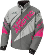 Team Arctic Racing Gray And Pink Textile Jacket