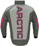 Team Arctic Racing Gray And Pink Textile Jacket