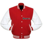 The Doors Red And White Varsity Jacket