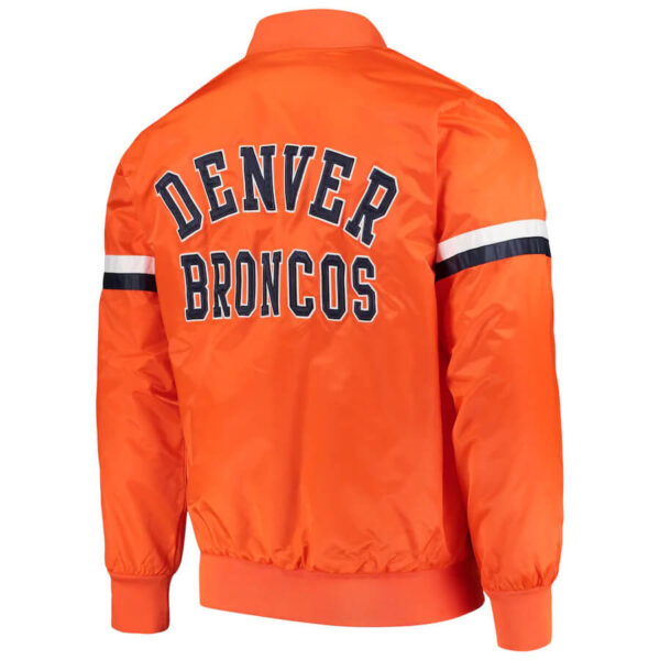 Tricolor NFL Denver Broncos Satin Jacket