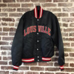 Vintage 90s Louisville Cardinals NCAA Team Satin Jacket Front