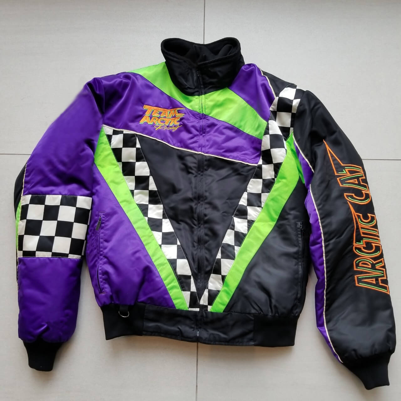 90s racing jacket cheap