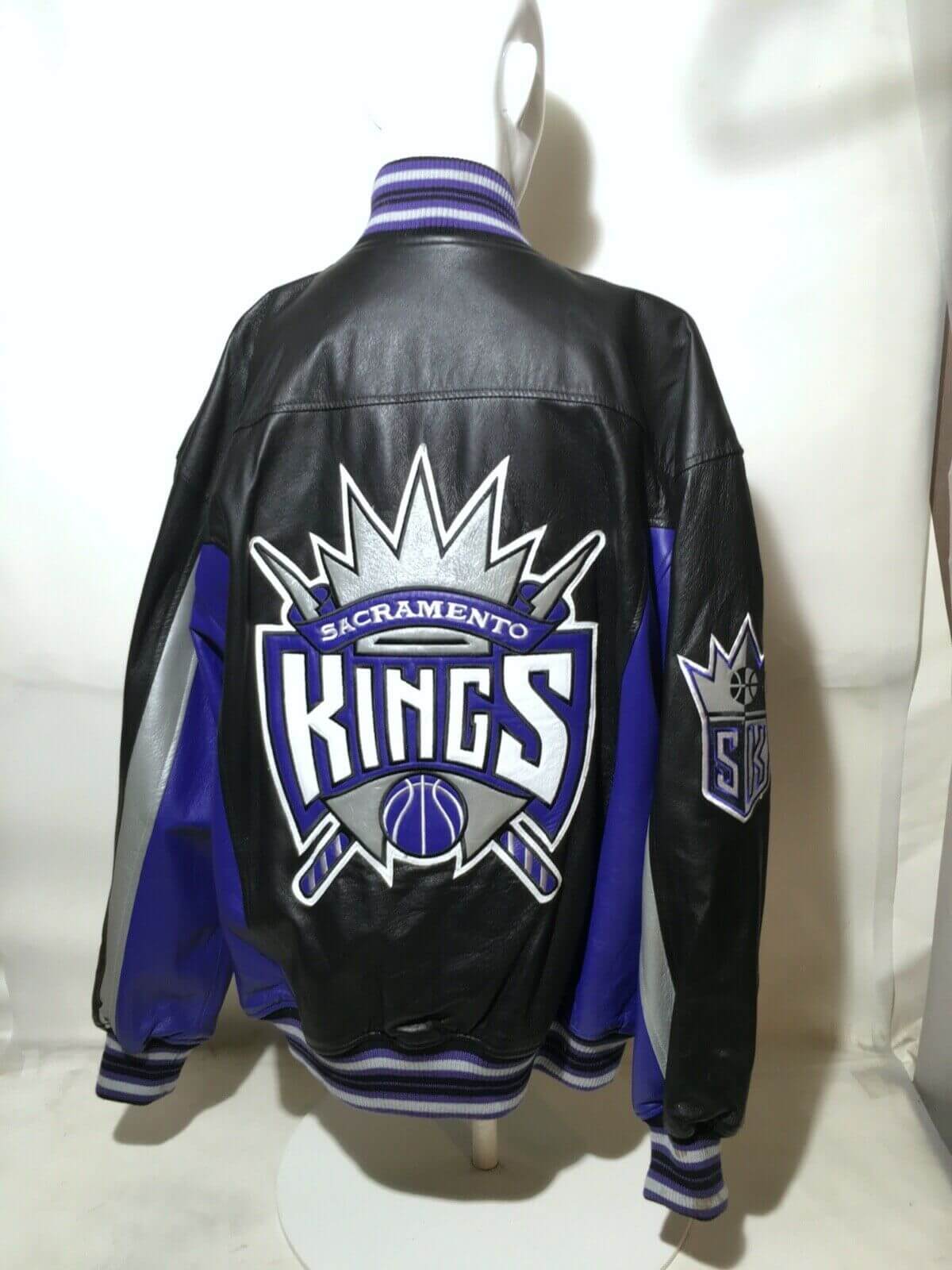 LA Kings Retro Vintage Mitchell & Ness Hoodie Mens Sz Large Black Zip  Front