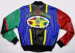 Vintage Magic Johnson Cross Colours Leather Jacket