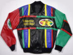 Vintage Magic Johnson Cross Colours Leather Jacket